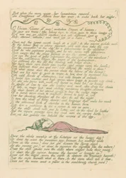 Visionen der Töchter Albions, Tafel 8, Aber als der Morgen aufstieg . . . .